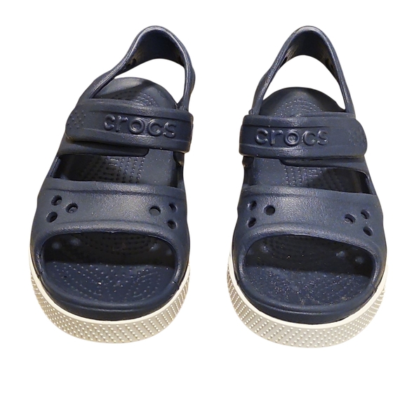 CROCS Blue/White Sandals - Picture 2 of 7